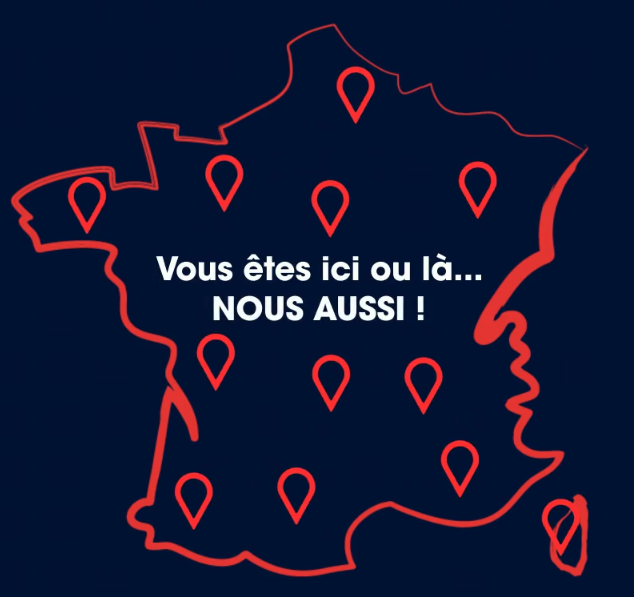 Carte Présence Wimova France-Corse
